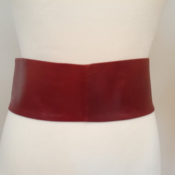 Vintage Leatherock Wide Leather Belt main image 4